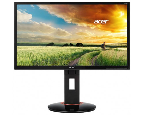 МОНИТОР 24" Acer XB240Hbmjdpr black (LED, LCD, Wide 1920 x 1080, 2 ms, 170°/160°, 250cd/m, 100`000`000:1, +DVI, +HDMI, +DP, +MHL, +3D, +Pivot)